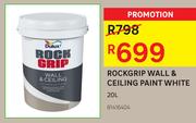 Rockgrip 20Ltr Wall & Ceiling Paint White