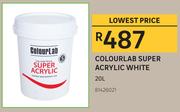 Colourlab 20Ltr Super Acrylic White