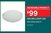Ceiling Light LED 16W 3500K 900LM