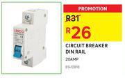 Circuit Breaker Din Rail 20Amp