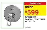 Bath Mixer Concealed Diverter Mixed Tide