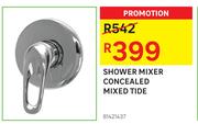 Shower Mixer Concealed Mixed Tide