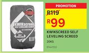 Kwikscreed 20kg Self Leveling Screed