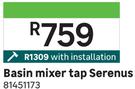 Basin Mixer Tap Serenus 81451173