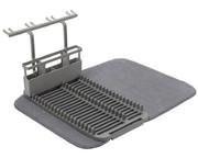 Umbra Dish Rack & Drying Mat Udry Charcoal L61cm x W46cm 81474239