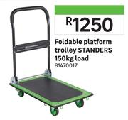 Standers Foldable Platform Trolley 150Kg Load 81470017