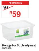 Storage Box 5L Clearly Neat 81432096