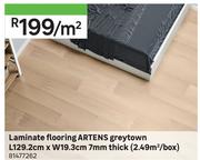 Artens Laminate Flooring Grey Town L129.2cm x W19.3cm 7mm Thick (2.49 Sqm/Box) 81477262-Per Sqm