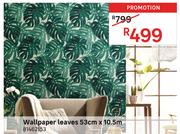 Wallpaper Leaves 53cm x 10.5m 81462153