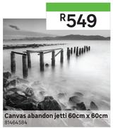 Canvas Abandon Jetti 60cm x 60cm 81464584