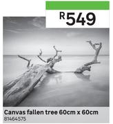 Canvas Fallen Tree 60cm x 60cm 81464575
