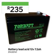 Battery Lead Acid 12V 7.2Ah 81450141