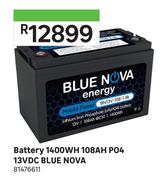 Blue Nova Battery 1400WH 108AH P04 13VDC 81476611