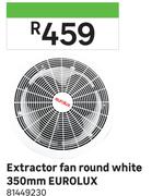 Eurolux Extractor Fan Round 350mm White 81449230