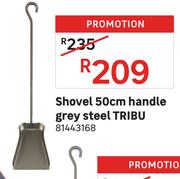 Tribu Shovel 50cm Handle Grey Steel 81443168