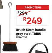 Tribu Brush 50cm Handle Grey Steel 81443154