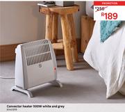 Convector Heater 500W White & Grey 81441919