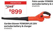 Power Plus 20V Garden Blower Excludes Battery & Charger 81464635