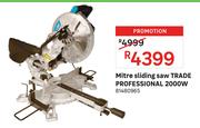 Trade Professional 2000W Mitre Sliding Saw 81480965
