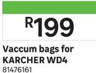 Karcher WD4 For Vacuum Bags 81476161