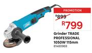 Trade Professional 1050W 115mm Grinder 81480969