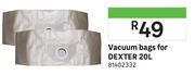 Dexter 20L For Vacuum Bags 81402332