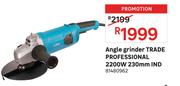 Trade Professional 2200W 230mm IND Angel Grinder 81480962
