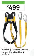Full Body Harness Double Lanyard Scaffold Hook 81457416