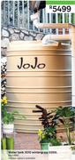 JoJo Wintergrass Water Tank 5250L 81433695