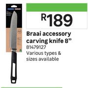 Braai Accessory Carving Knife 8" 81479127