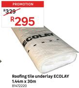 Ecolay Roofing Tile Underlay 1.44m x 30m 81472220