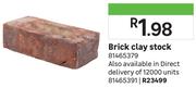 Brick Clay Stock 81465379