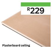 Plasterboard Ceiling Gypsum 9mm x 1.2m x 3m 81457087