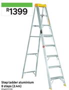 Step Ladder Aluminium 8 Steps 2.4m 81482228