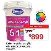 Excelsior Exterior Paint Acrylic 6 In 1 81480859-20L