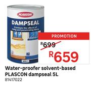 Plascon Dampseal Solvent Based Water Proofer 81417022-5L