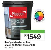 Plascon Roof Paint Low Sheen Nuroof 81417053-20L