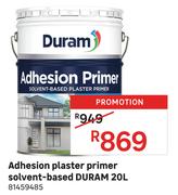 Duram Adhesion Plaster Primer Solvent Based 81459485-20L