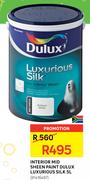 Dulux Luxurious Silk Interior Mid Sheen Paint-5Ltr