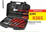 15 Pcs Braai Set
