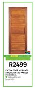 Meranti 5 Horizontal Entry Door