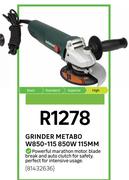 Metabo 115mm 850W Grinder W850-115