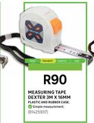 Dexter Measuring Tape 3m x 16mm