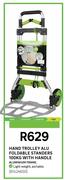 Standers Foldable Alu Hand Trolley With Handle 100Kg