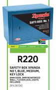 XPanda No 1 Blue Medium Safety Box With Key Lock