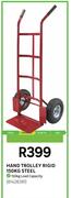 Rigid Hand Trolley 150Kg Steel