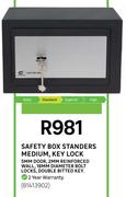 Standers Medium Safety Box With Key Lock