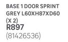 Base 1 Door Sprint L60XH87XD60(X2)