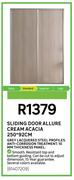 Sliding Door Allure Cream Acacia 250x92cm