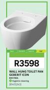 Gebert Icon Wall Hung Toilet Pan